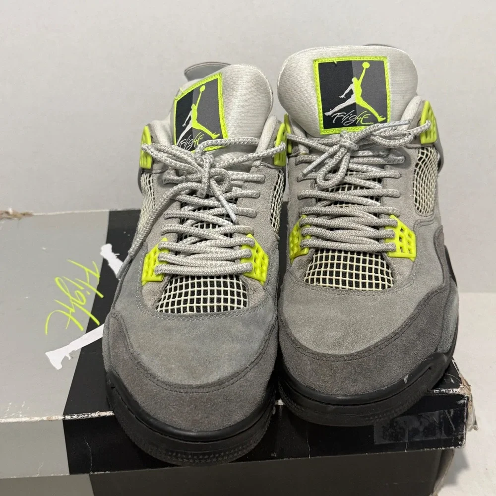 Jordan 4 Retro SE 95 Neon Cool Grey Volt CT5342-007 Mens 11